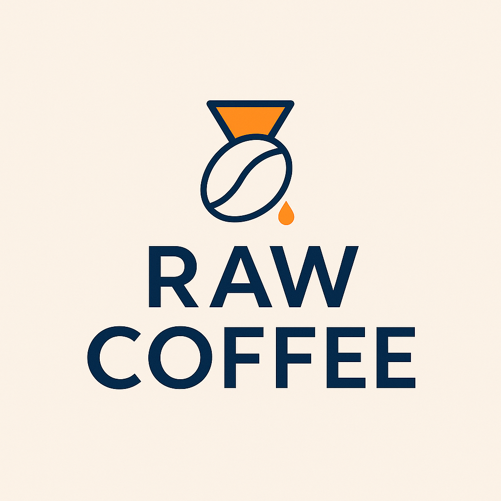 logo raw coffee